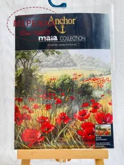 Фото набір для вишивання хрестиком Анкор Поле маків АРС935
