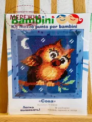 Фото набір для вишивання з совою