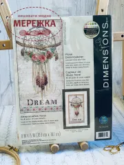 Фото набір для вишивання Квітковий ловець снів 70-35375
