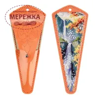 Фото Набір для вишивання хрестиком WonderlandCrafts Чохол для ножиць FLTL-088