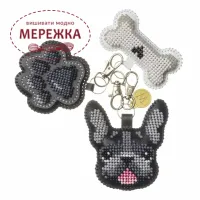Фото Набір для вишивання бісером WonderlandCrafts шарм на сумку  на штучній шкірі FLBB-191