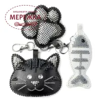 Фото Набір для вишивання бісером WonderlandCrafts шарм на сумку  на штучній шкірі FLBB-183