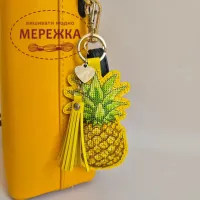 Фото Набір для вишивання хрестиком WonderlandCrafts шарм на сумку  на штучній шкірі FLHL-169