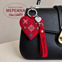 Фото Набір для вишивання хрестиком WonderlandCrafts шарм на сумку  на штучній шкірі FLHL-138