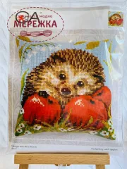 Фото набір для вишивання подушки Їжак