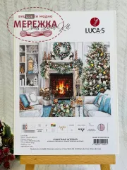 Фото набір для вишивання Лукас Різдвяний інтер'єр В2394