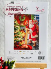 Фото набір для вишивання Лука-с Санта Клаус