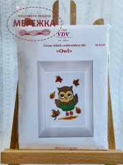 Фото набір для вишивання дитячий Сова
