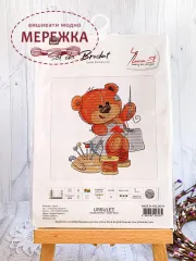 Фото набір для вишивання Lucas Медведик В1180