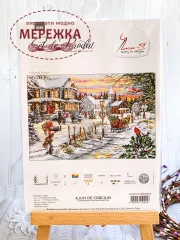 Фото набір для вишивання Lucas Напередодні Різдва В595