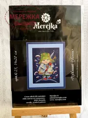 Фото набір для вишивання хрестиком Мережка Різдвяний дзвіночок