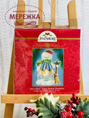 Фото набір для вишивання МіллХілл Сніговик двірник