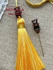 Фото Hobby Bee Набір китичка та голка-пін, Ведмедики