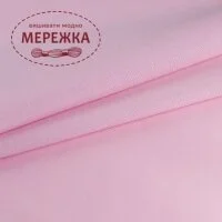 Фото Домоткане полотно Онікс, колір світло рожевий