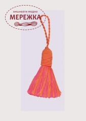 Фото Le Bonheur des Dames Китичка декоративна Orange/pink bobble PB183