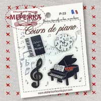 Фото Atelier Bonheur du jour Набір дерев'яних гудзиків P-33