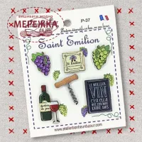 Фото Atelier Bonheur du jour Набір дерев'яних гудзиків P-37