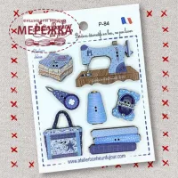 Фото Atelier Bonheur du jour Набір дерев'яних ґудзиків P-84