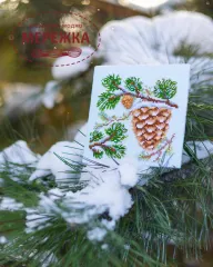 Фото Набір для вишивання хрестиком Комод Шишка (рівномірка) VB-089