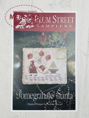 Фото Plum Street Samplers Схема Pomegranate Santa