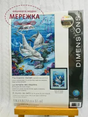 Фото Набір для вишивання хрестиком Dimensions Царство Дельфінів 3830