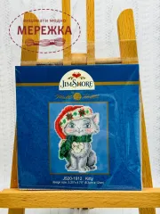 Фото Набір для вишивання хрестиком Mill Hill Котик JS20-1912