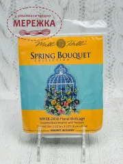 Фото Набір для вишивання у змішаній техніці Mill Hill Квіткова пташина клітка MH18-2416