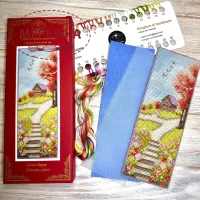 Фото Набір для вишивання хрестиком Kingdom of Handmade Закладка Осінні барви BMU-07