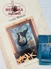 Фото The Primitive Hare Схема Cosmic Mermaid+тканина Mermaid Soul 30 ct