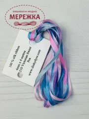 Фото Dinky Dyes Silk Ribbon, 4 мм 100% шовк, 4 м, Victoria Sweet Pea SR-4mm-210