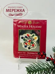 Фото Набір для вишивання у змішаній техніці Mill Hill Різдвяні вогні MH18-3305