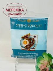 Фото Набір для вишивання у змішаній техніці Mill Hill Бекон з яйцем MH18-2314