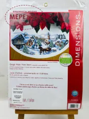 Фото Набір для вишивання хрестиком Dimensions Катання на санчатах, спідниця під ялинку 70-08830