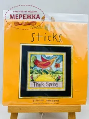 Фото Набір для вишивання у змішаній техніці Mill Hill Думай про весну ST15-1101