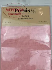 Фото Рівномірне полотно Permin 100% льон, 28ct Touch of Pink CL076L/302