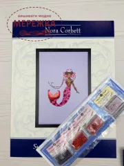 Фото Nora Corbett Схема Saint Lucia  Mermaid + пак бісера NC374 сх+пак
