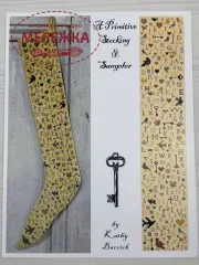 Фото By Kathy Barrick Схема Primitive Stocking & Sampler