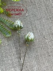 Фото Hobby Bee Голка-пін Білий бутон міні