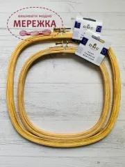 Фото п'яльця ДМС дерево, квадратні