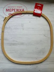 Фото п'яльця квадратні, дерево 35*35 см.