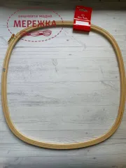 Фото п'яльця квадратні, дерево 40*40 см.