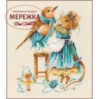 Фото Набір для вишивання хрестиком Lanarte Dressing Up with Vera PN-0000087