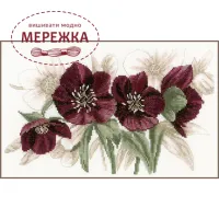 Фото Набір для вишивання хрестиком Lanarte Helleboris PN-0021206