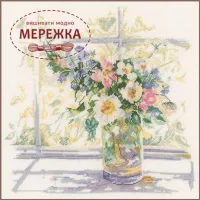 Фото Набір для вишивання хрестиком Lanarte Bouquet of Flowers PN-0168743