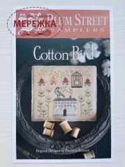 Фото Plum Street Samplers Схема Cotton Bird PL99