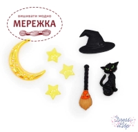 Фото Dress It Up набір пришивних декоративних гудзиків Purrfectly Wicked