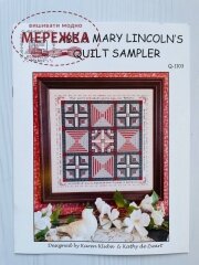 Схема для вишивання Rosewood Manor Abe and Mary Lincoln's Quilt Sampler фото