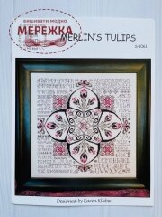 Схема для вишивання Rosewood Manor Merlin's Tulips фото