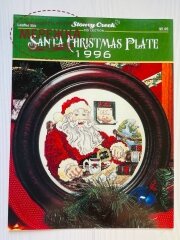 Схема Stoney Creek Santa Christmas Plate фото
