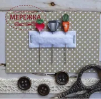 Фото Рахункові голки (піни) Puntinipuntini Set di piccoli oggetti da giardinaggio